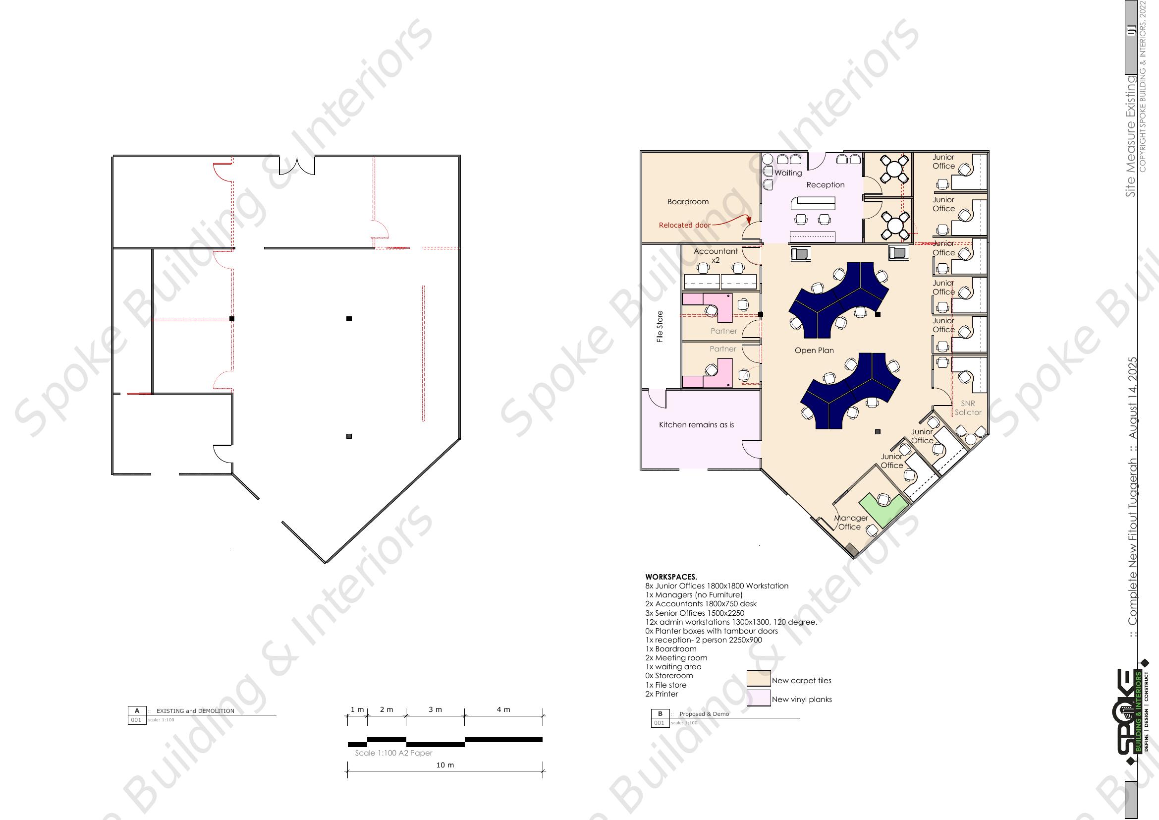 Lawyers Office Tuggerah drawing cover page